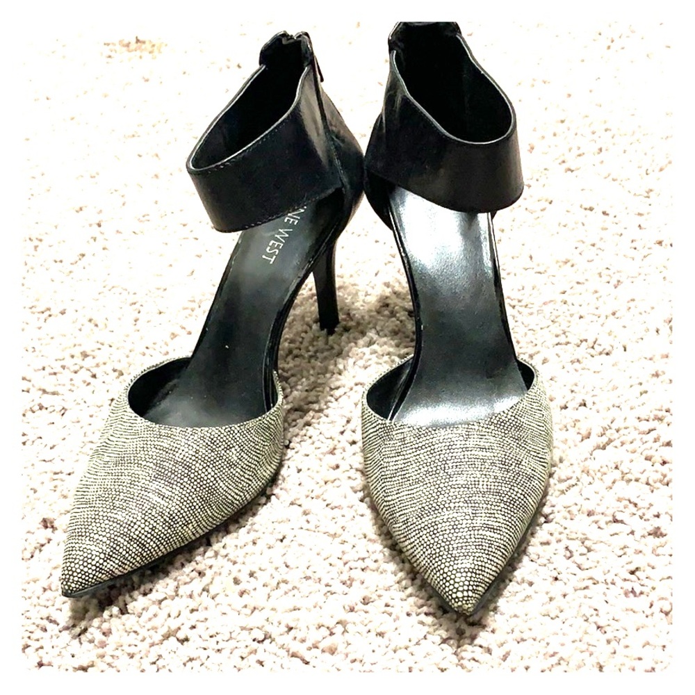 Black and White Nine West heels